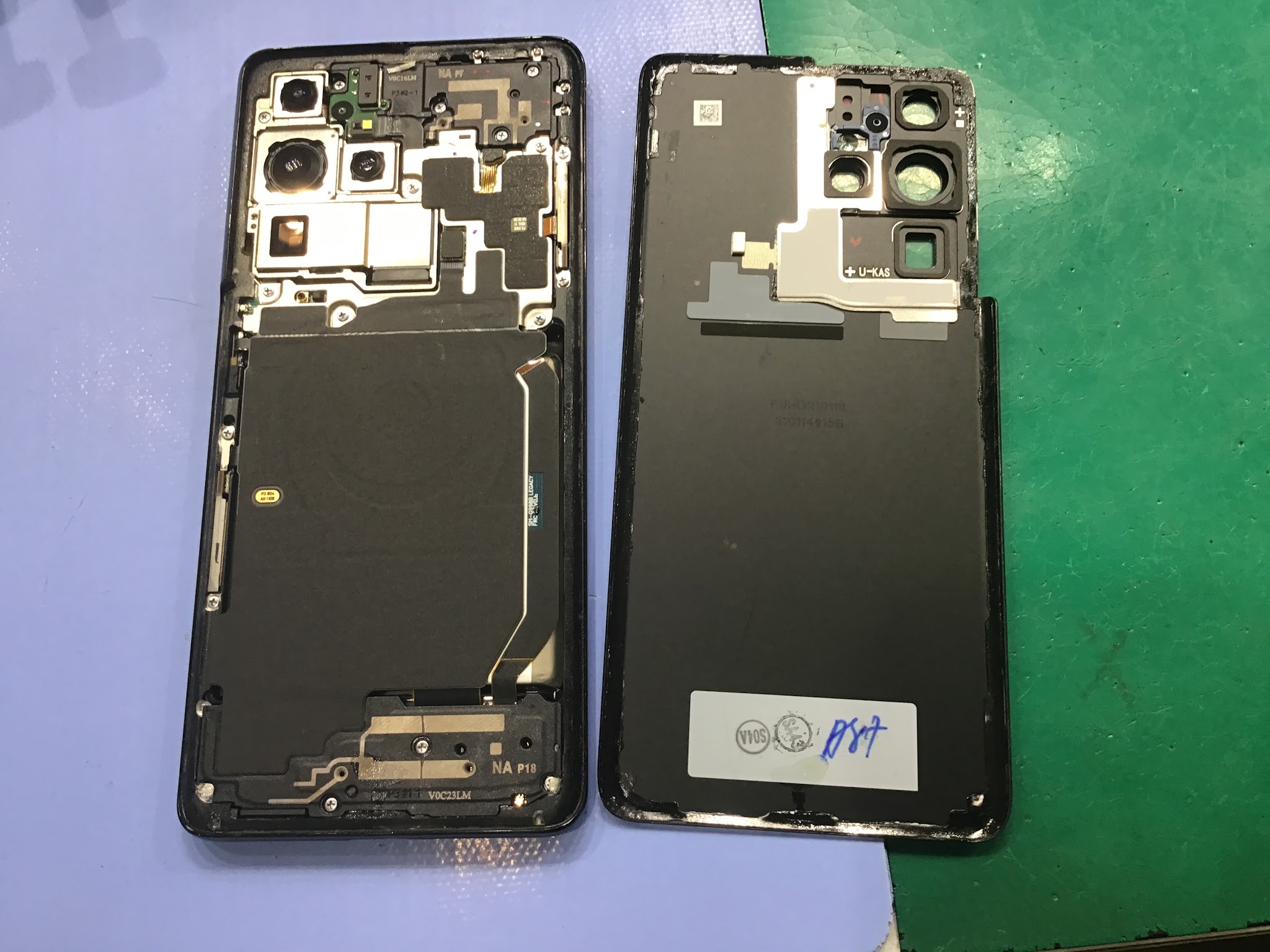 Galaxy S21 Ultra 5Gの修理はデータそのまま・最短即日修理のスマホ修理工房中野ブロードウェイ店にご相談ください！